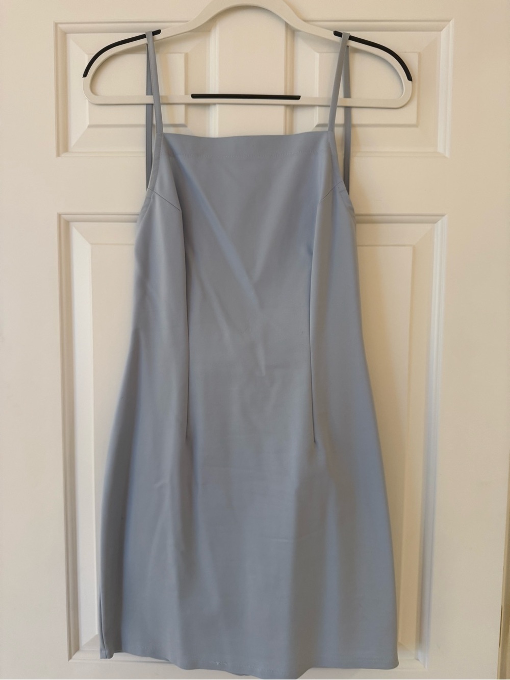 by the way. Light Blue Mini Slip Dress